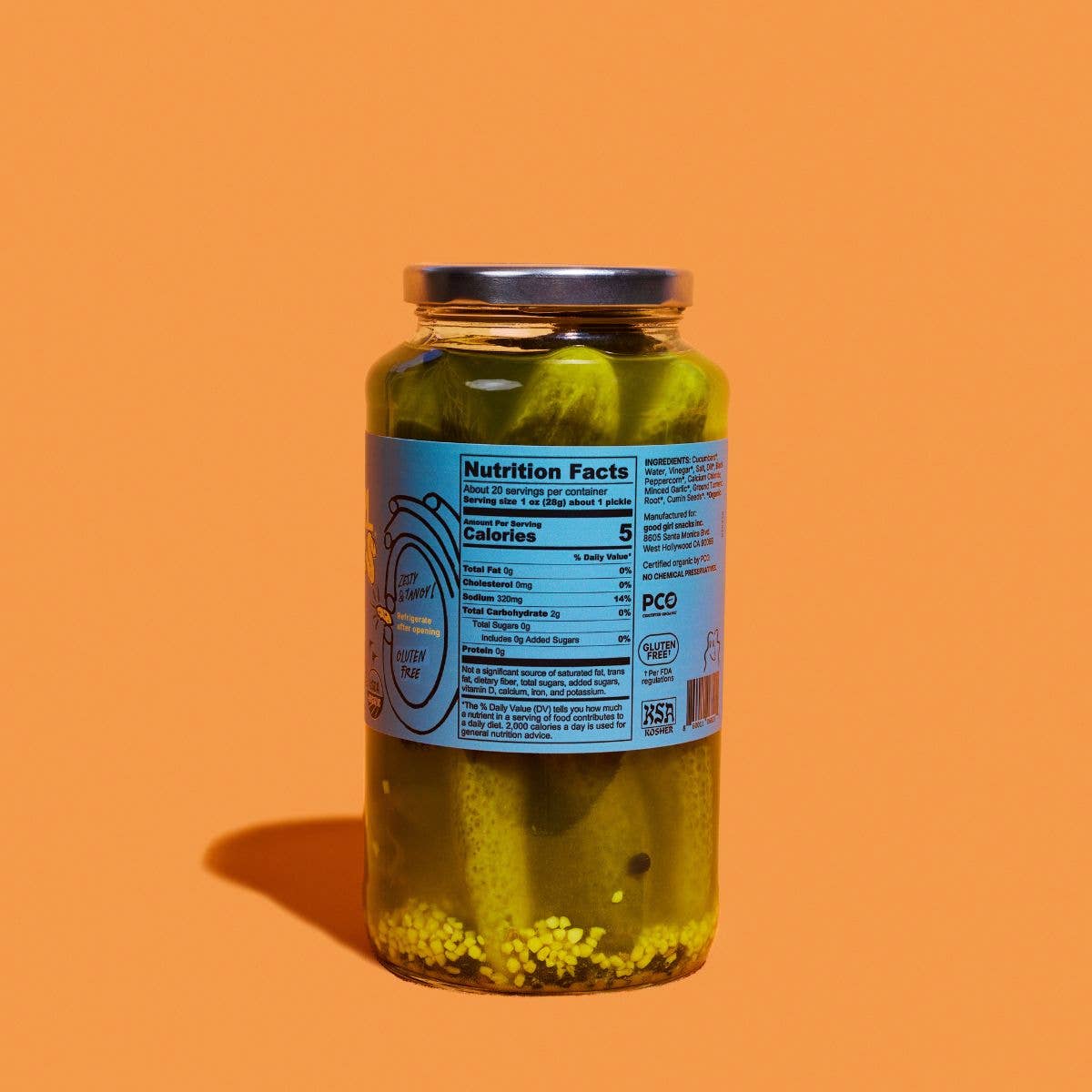 Original Dill Hot Girl Pickles