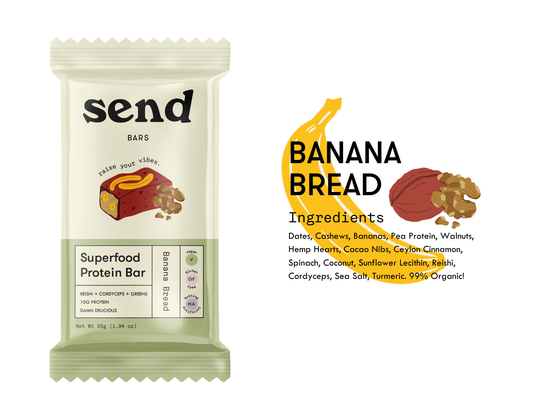 Banana Bread Superfood Protein Bars