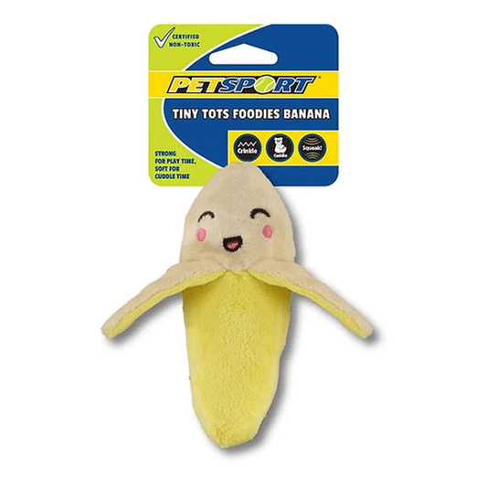 PETSPORT Tiny Tots Foodies Banana 5"