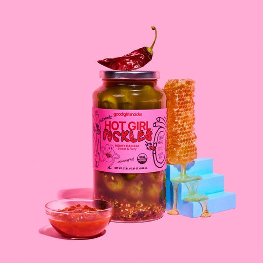 Honey Harissa Hot Girl Pickles