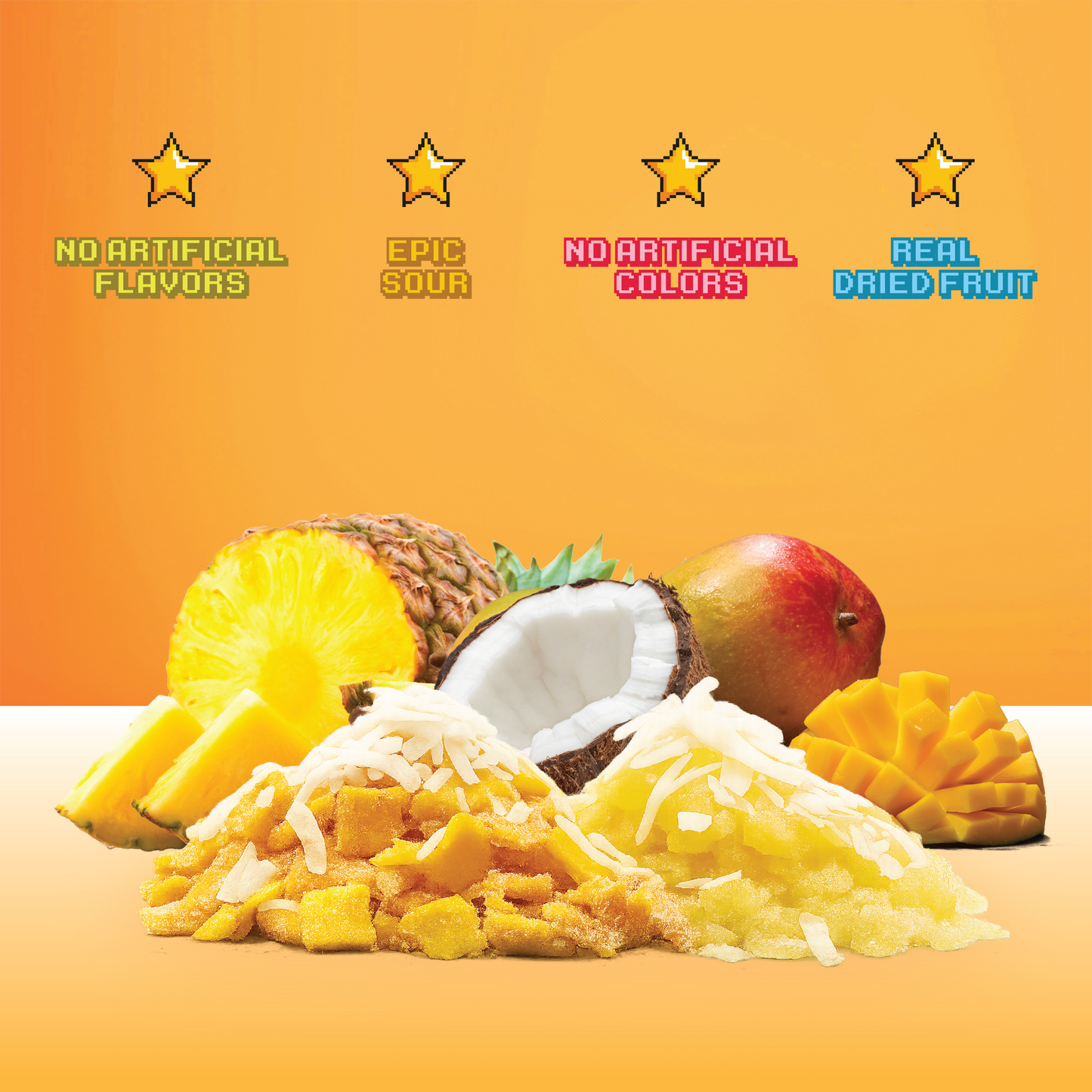 Sour Pina Colada (Mango + Pineapple + Coconut) (4-Pack)