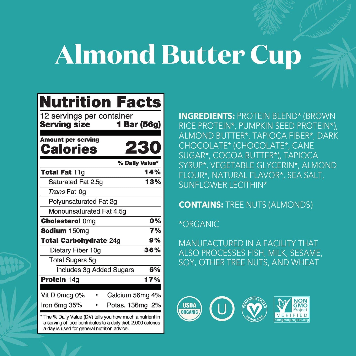 Almond Butter Cup Protein Bar