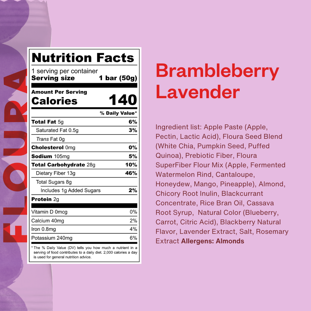 Brambleberry Lavender Fiber Snack Bar
