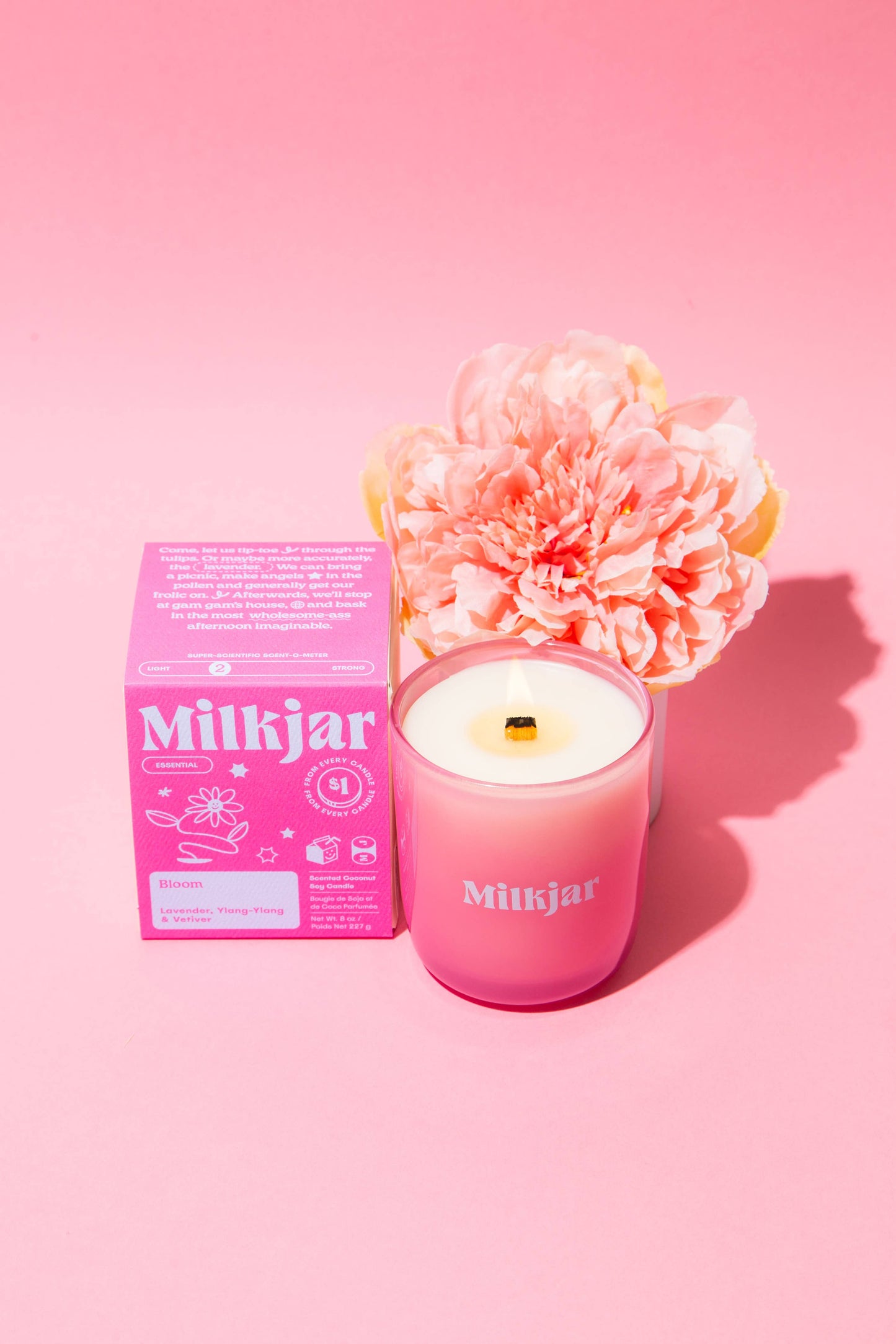 Bloom - Essential Oil Coconut Soy 8oz Candle