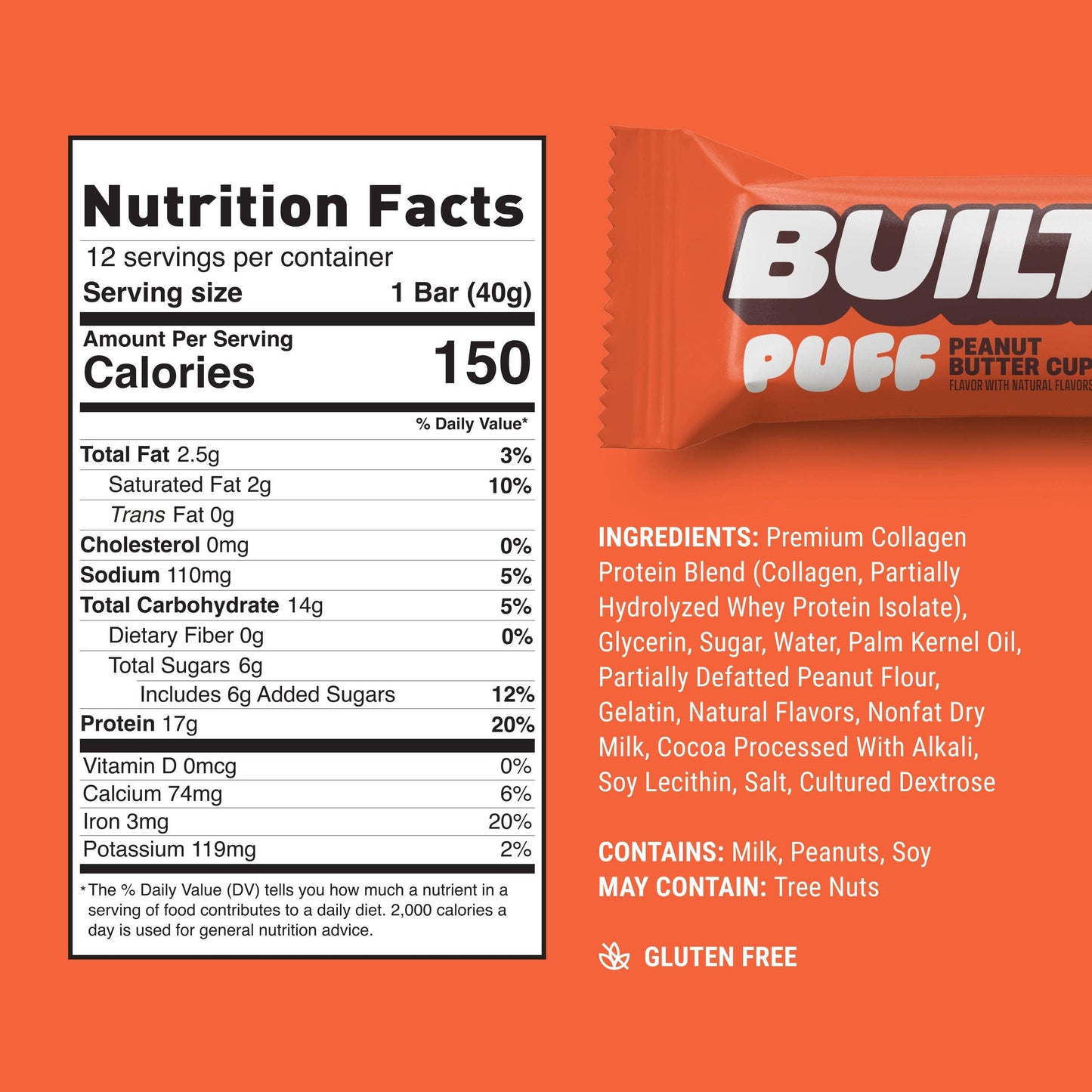 Peanut Butter Cup Puff - 12ct