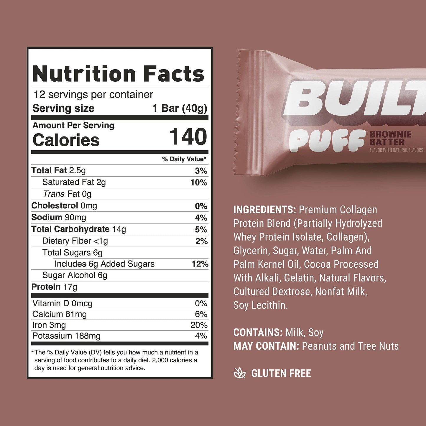 Brownie Batter Puffs - 12ct.