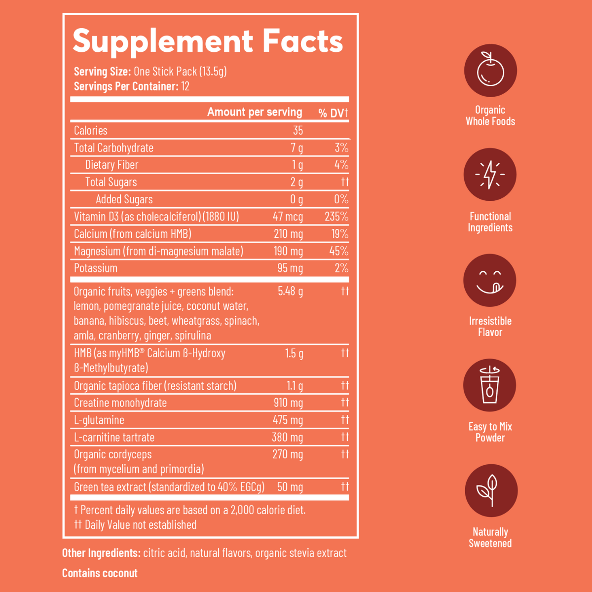 Workout + Energize - Functional Superfood Pre-Workout Blend