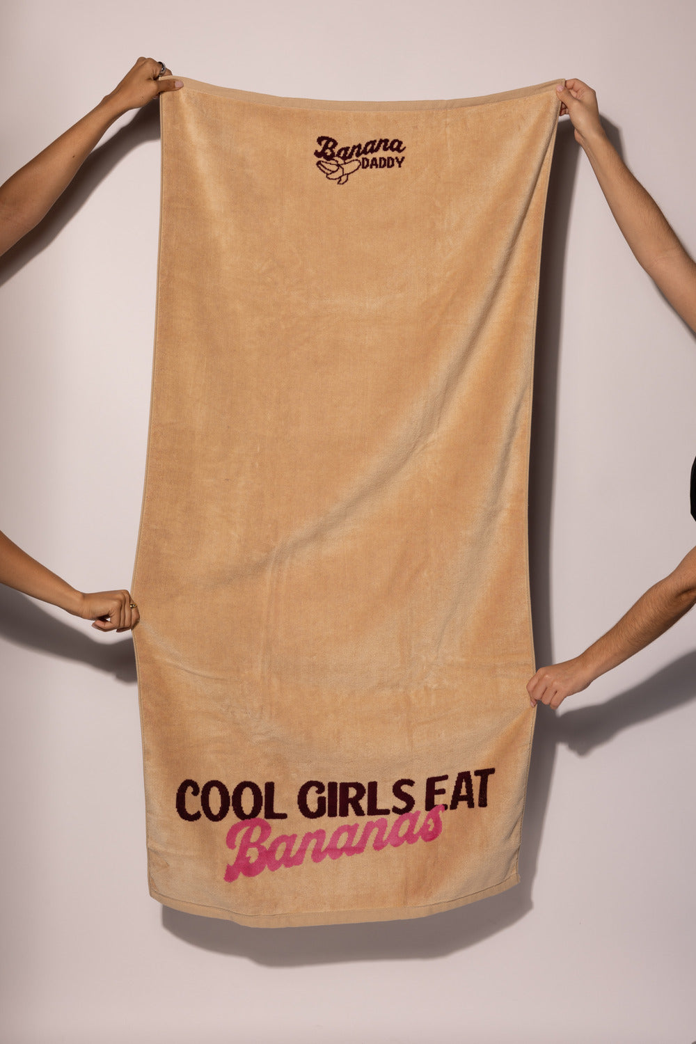 Cool Girls Eat Bananas Towel