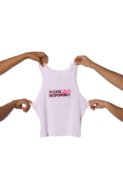 Pls Lick Responsibly Tank Top