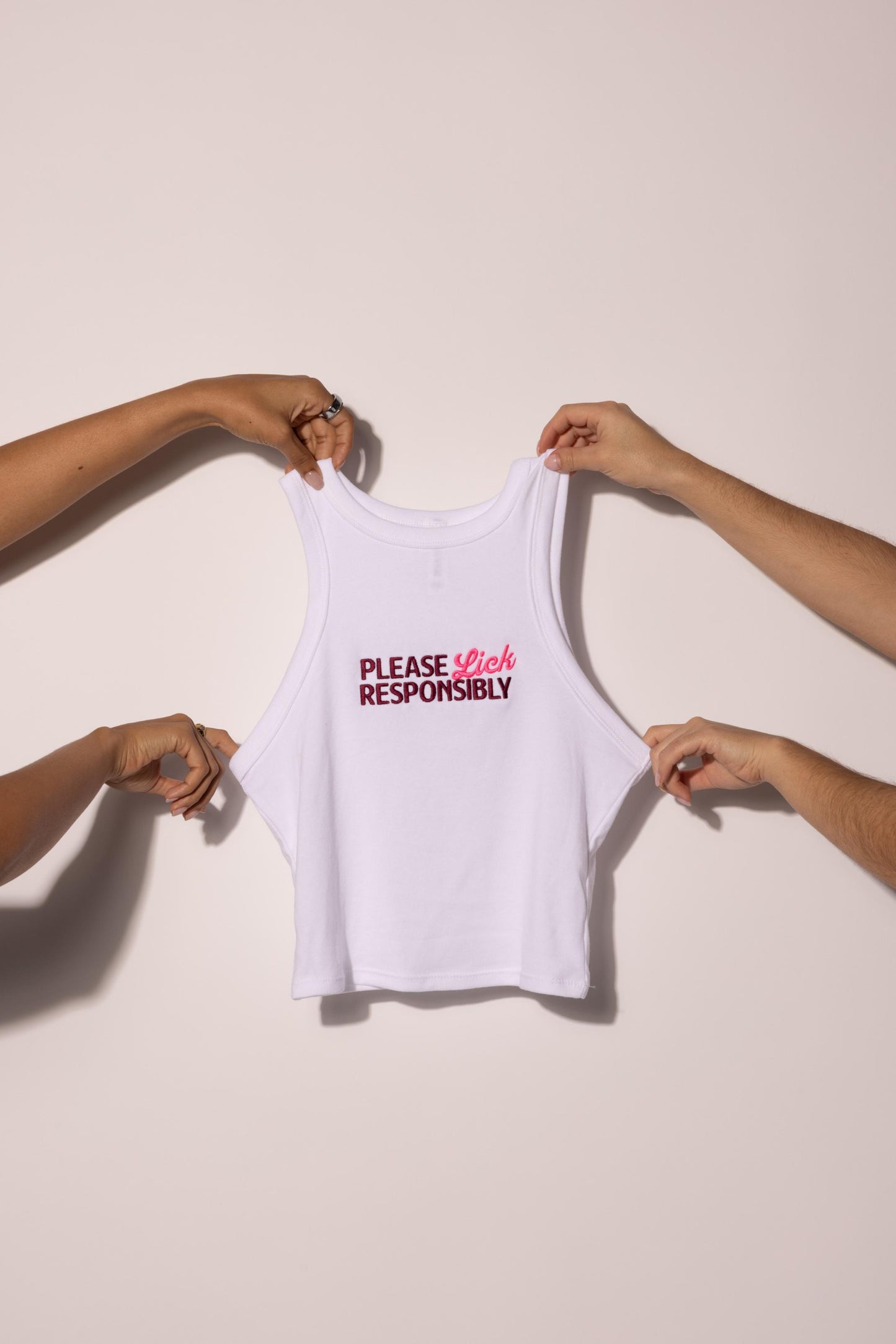 Pls Lick Responsibly Tank Top