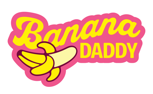 Banana Daddy With Icon in Yellow Sticker