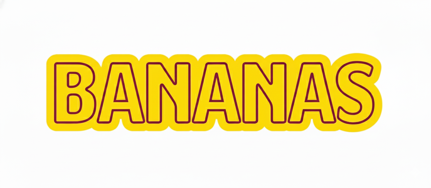 Bananas Sticker