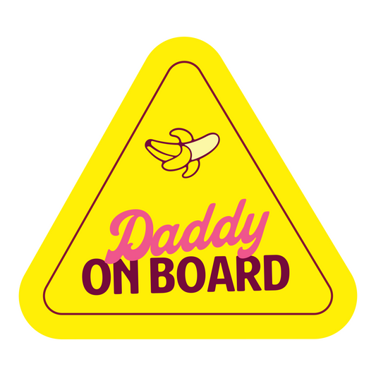Daddy On Board Bumper Sticker