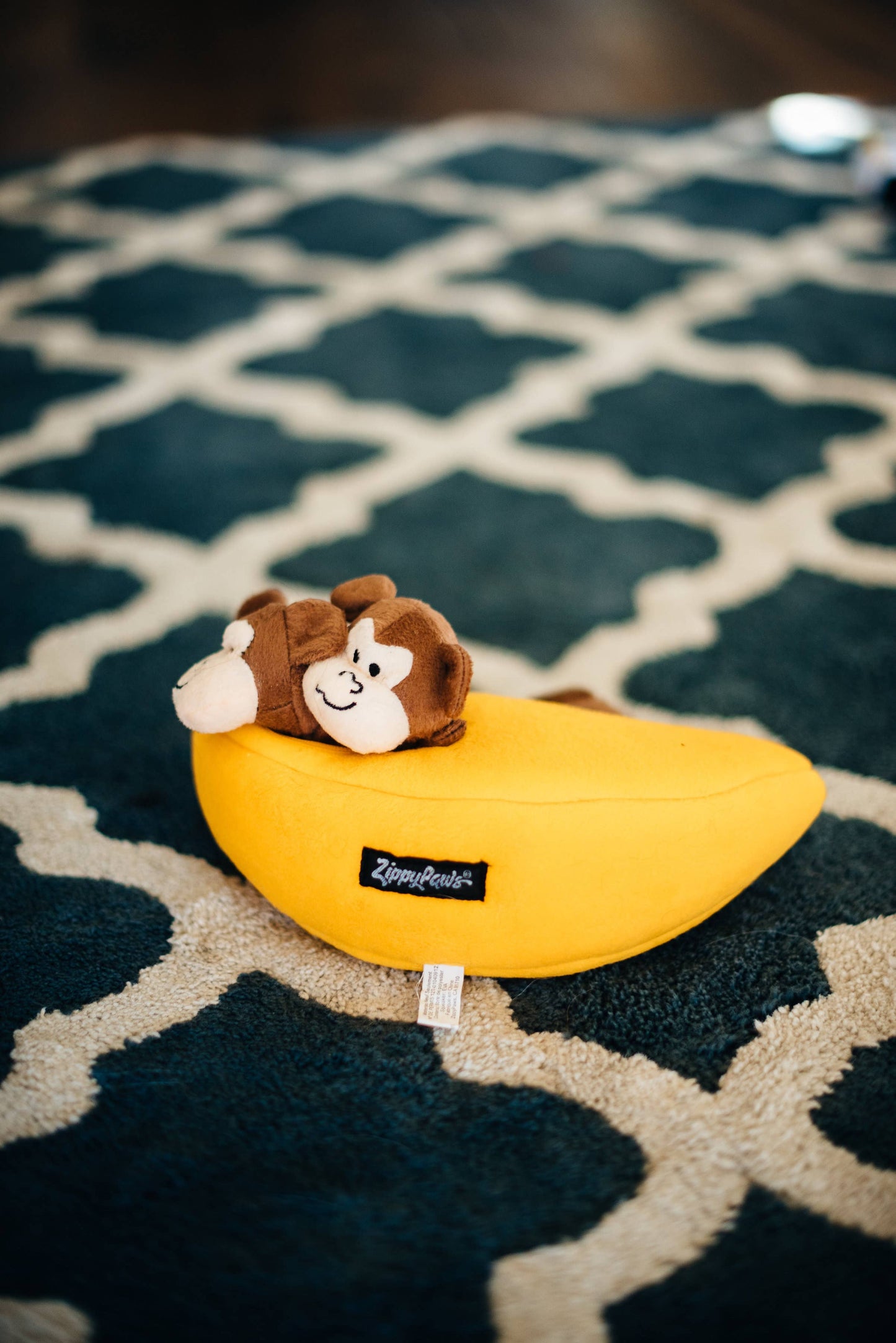 ZippyPaws Zippy Burrow Monkey 'n Banana