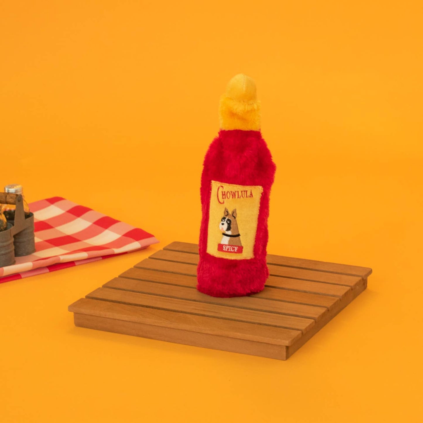 Hot Sauce Chowlula Dog Toy