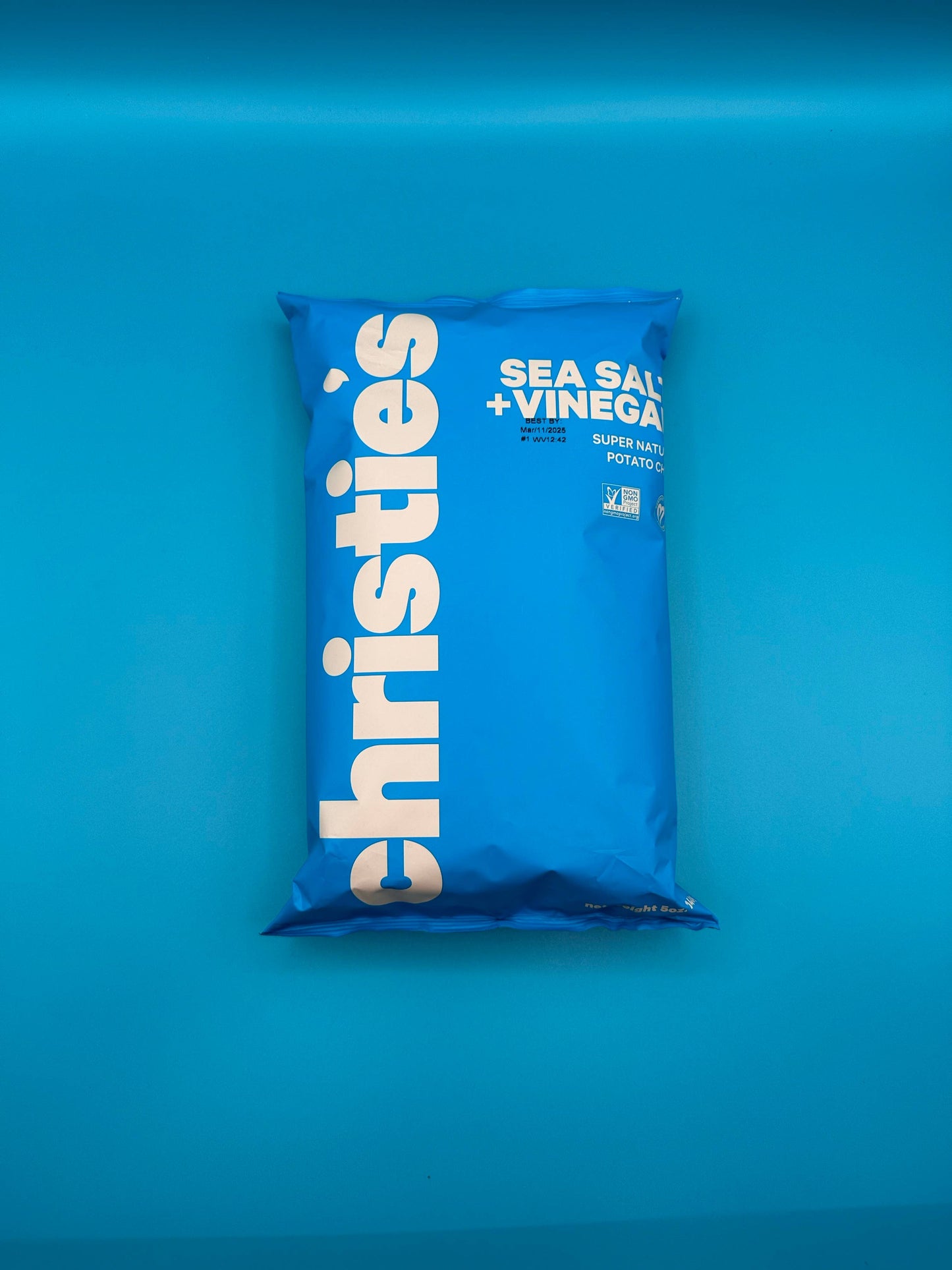 Christie's Sea Salt and Vinegar Potato Chips Snack Bag