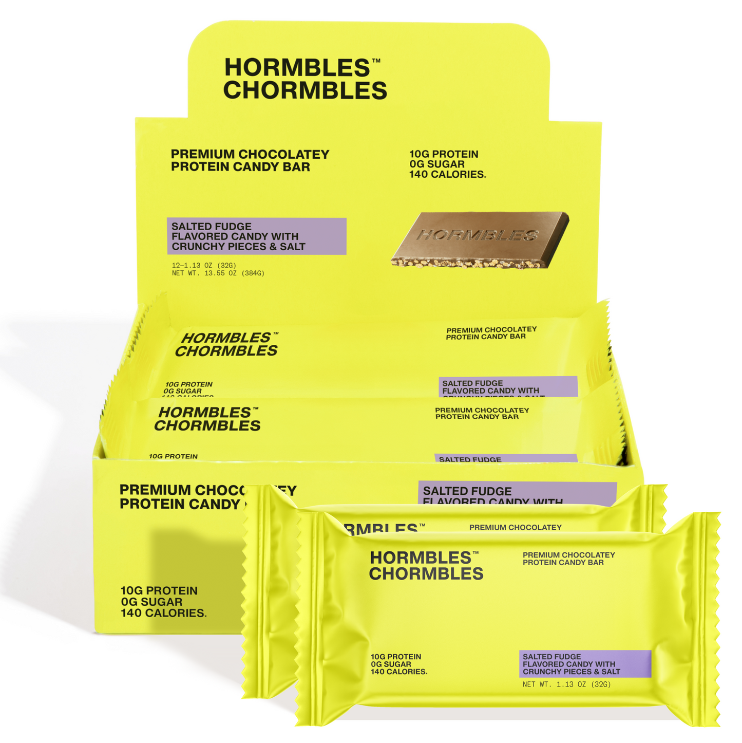 Salted Fudge Chocolate Protein Candy Bar (12 per carton)