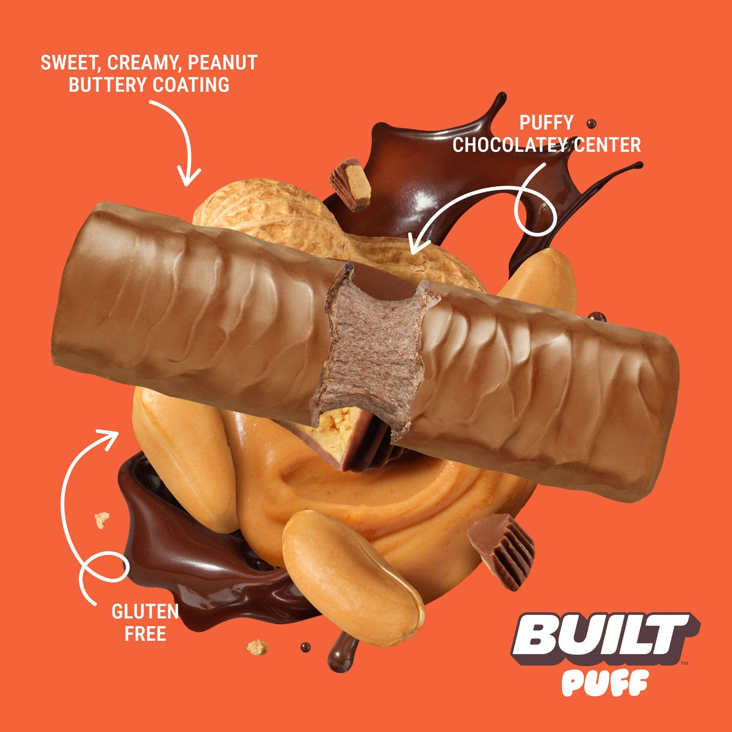 Peanut Butter Cup Puff - 12ct
