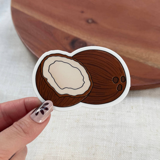 Coconut Sticker