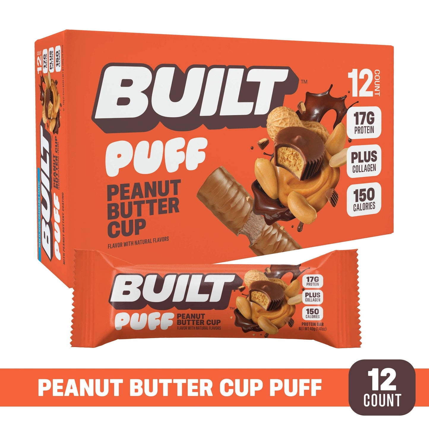 Peanut Butter Cup Puff - 12ct