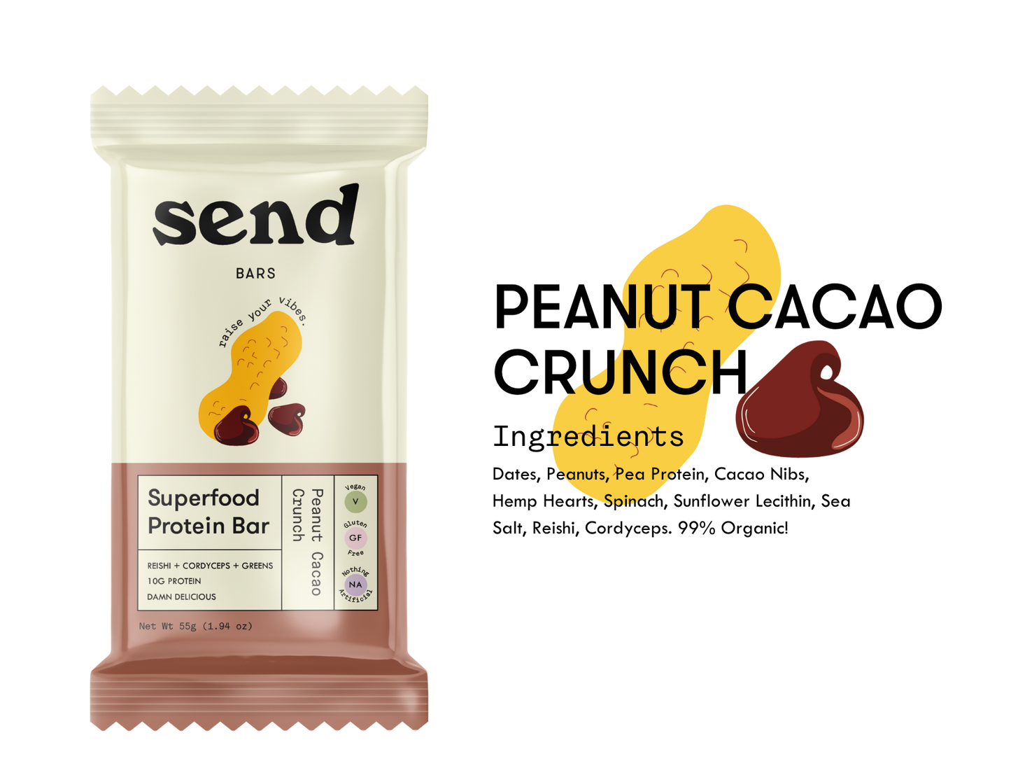 Peanut Cacao Crunch Protein Bars